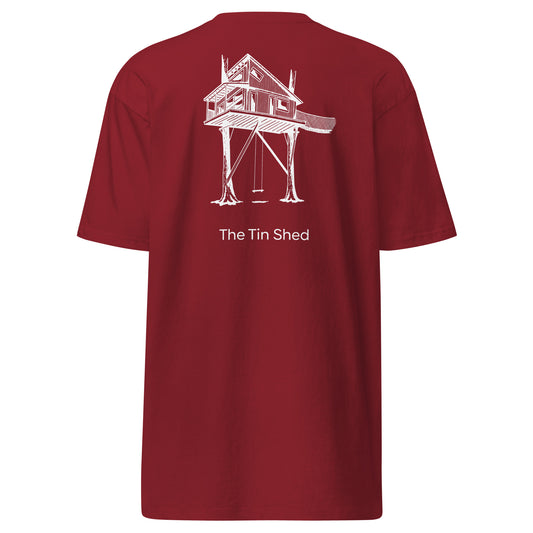 Tin Shed premium heavyweight tee