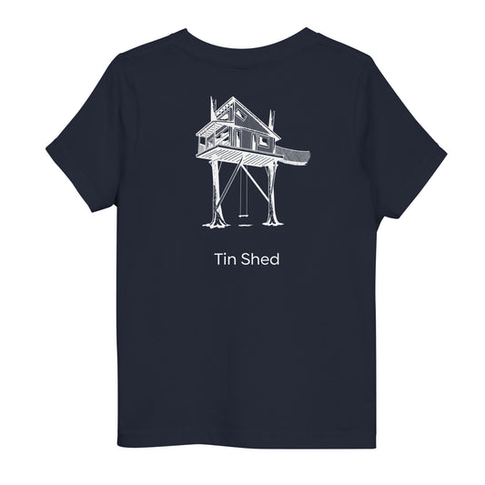 Tin Shed Toddler jersey t-shirt