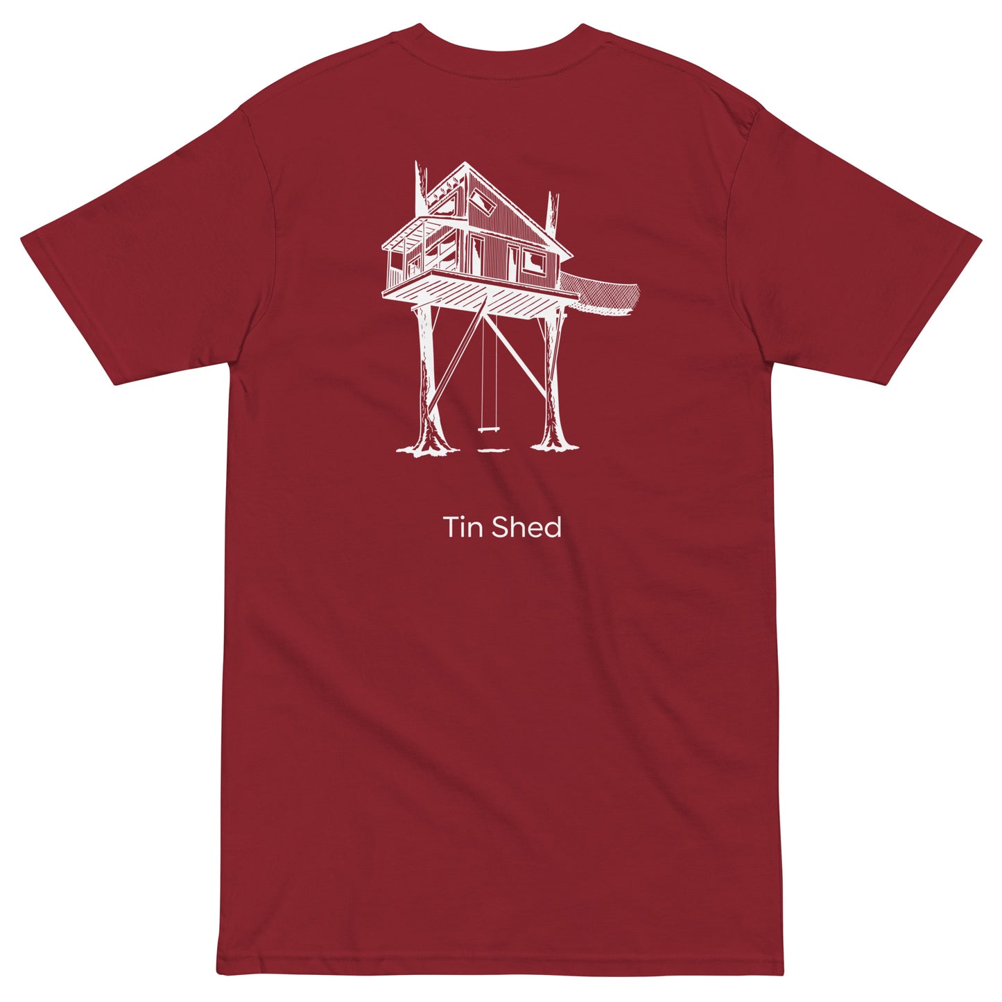 Tin Shed premium heavyweight tee